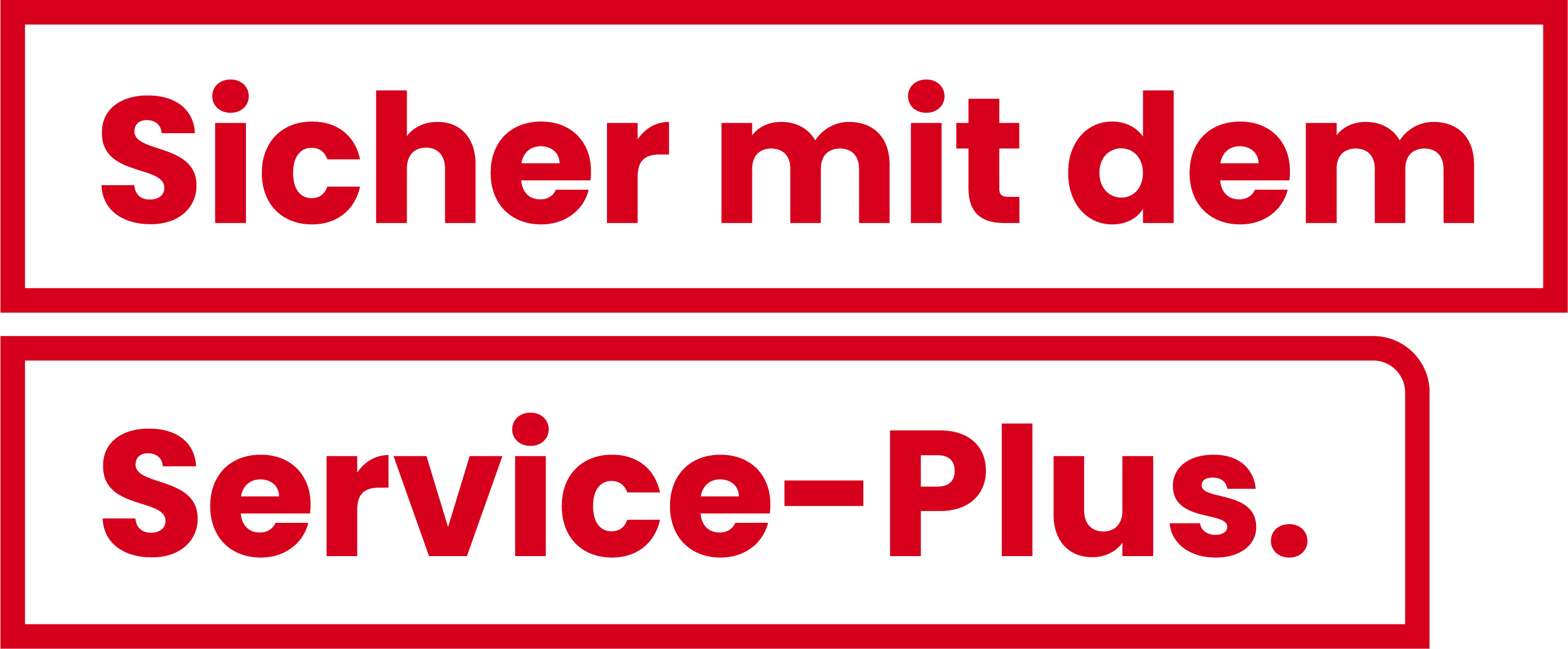 Sicher mit dem Service-Plus.
